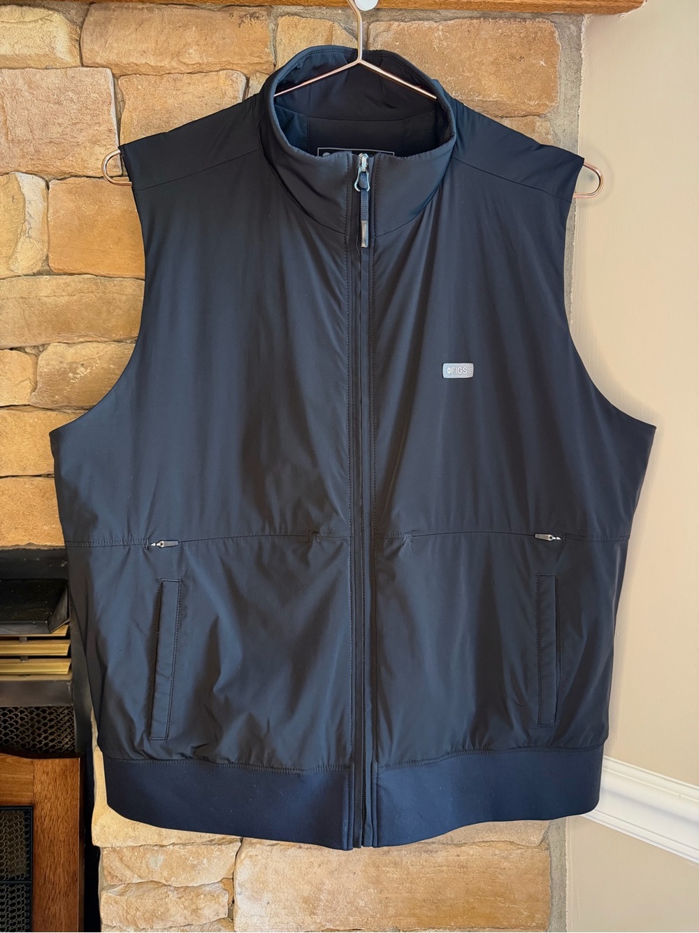 FIGS Float Bomber Vest Black Technical Collection Black Women’s Large